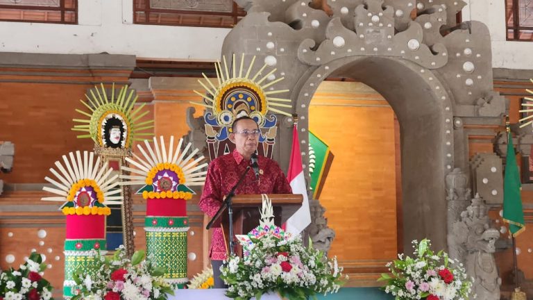Sambutan Ketua DEKOPINDA Tabanan dalam Perayaan HUT Koperasi ke 78,12 Juli 2025