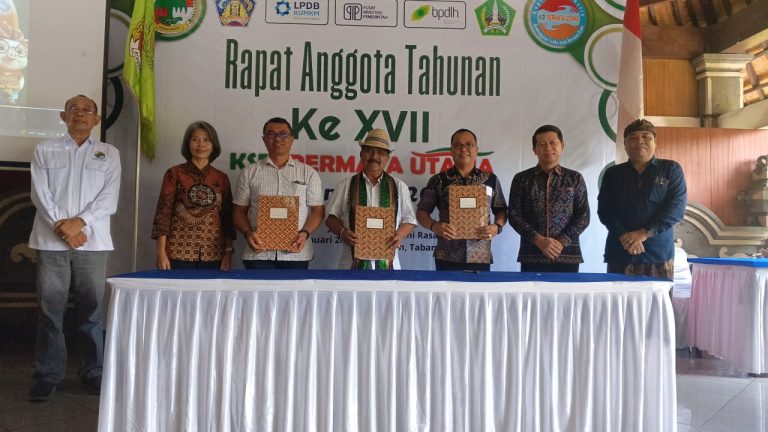 Kerja Sama Antar Koperasi Diperkuat dalam RAT ke-XVII KSP Permata Utama, Dorong Ekonomi Kerakyatan di Tabanan